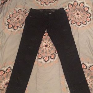 Express black sparkle jeans